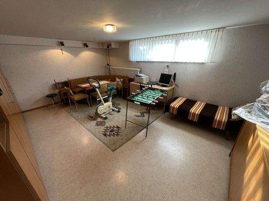 Hobbyraum im Keller
