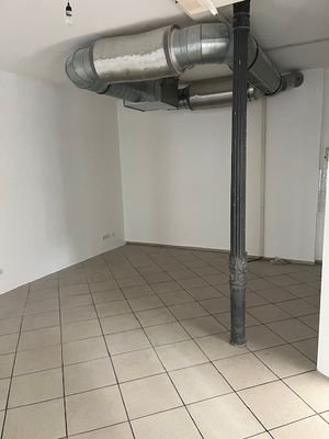 Raum mit Luftabzugsanlage