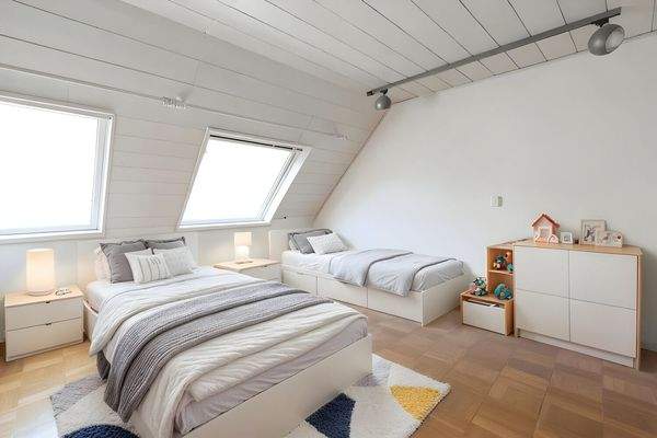 Kinderzimmer Obergeschoss illustriert