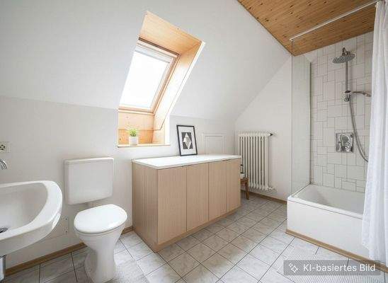 Badezimmer DG nach Renovierung