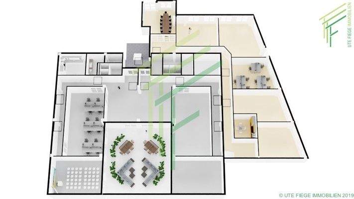 Mietbereich A.2.9 396.12 m² und A.2.8 318.47m² tilted-FWMF