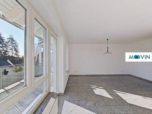 Ansicht IV: Wohn- und Esszimmer