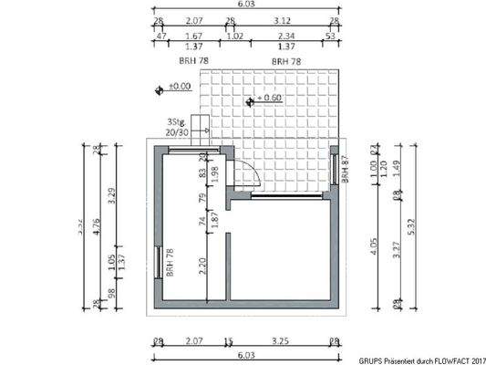 Grundriss Bestand Bungalow