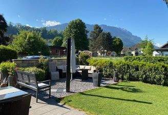 Blick vom Wohnzimmer