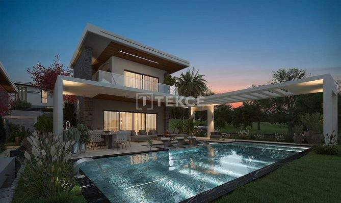 New Villas with Pools Surrounded by Nature in Kuşadası