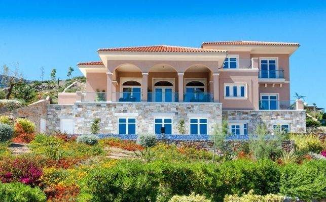 Kreta, Schisma Eloundas: Luxusvilla am Meer mit Pool, Privatstrand und 5-Sterne-Hotelservice zu verkaufen