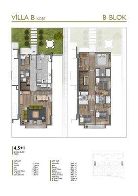 Roomy Houses with Garden and Balcony in Istanbul Basaksehir