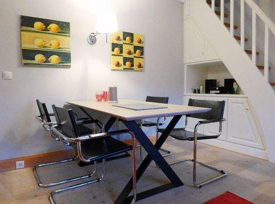 Treppe zur offenen Galerie