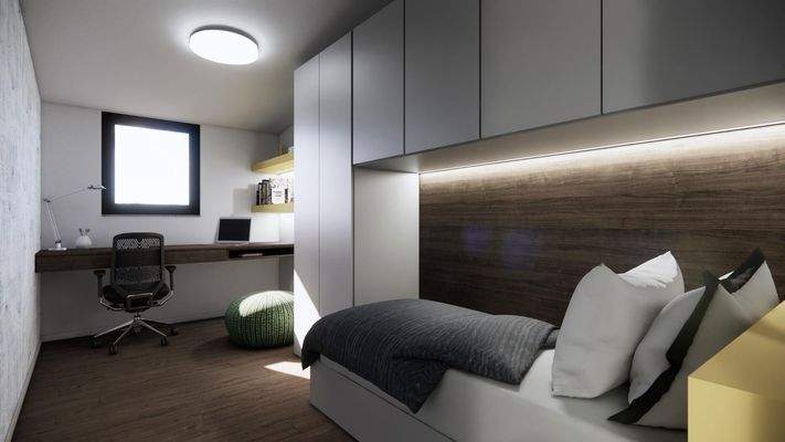 Wohnung 3 - Kinderzimmer/Büro