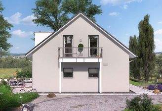Seitenansicht mit Balkon Somme