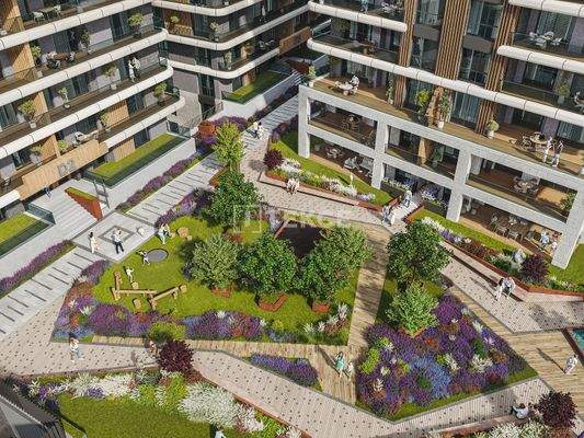 Apartments in İstanbul within a Complex with Facilities