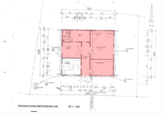 Grundriss Büro