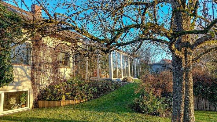 Gartenseite von West