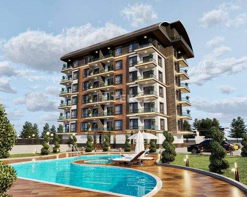 Apartments Suitable for Residence in Alanya Demirtaş