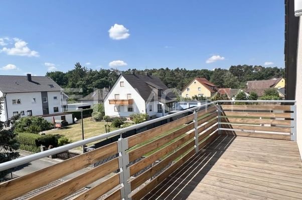 Balkon in Südausrichtung 