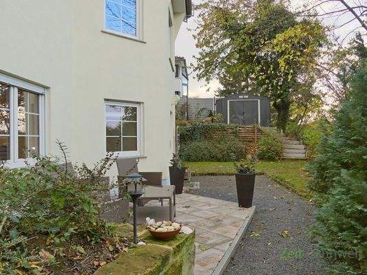 Außenbereich im Grünen