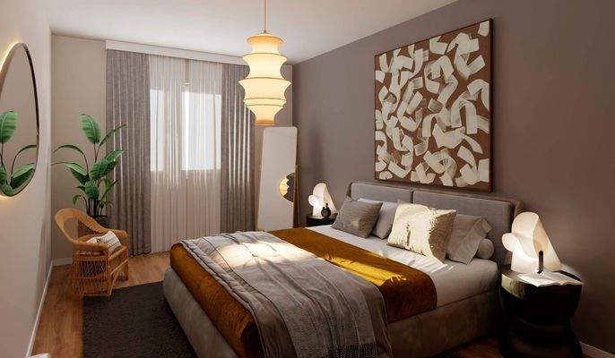 Gemütliches Schlafzimmer