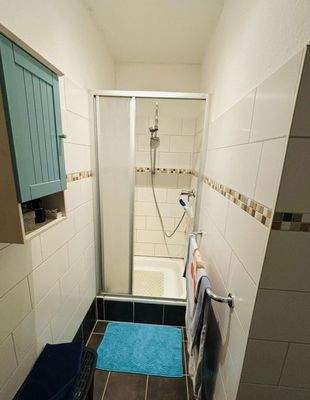 Bad Blick zur Dusche