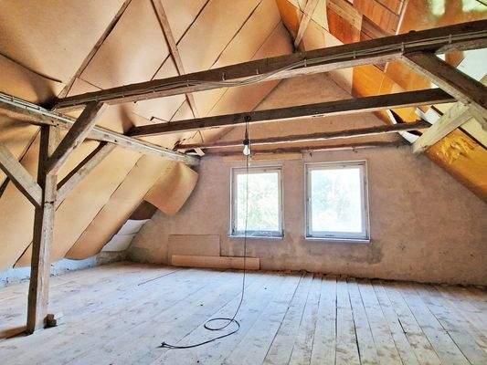 Ausbaureserve im Dachgeschoss