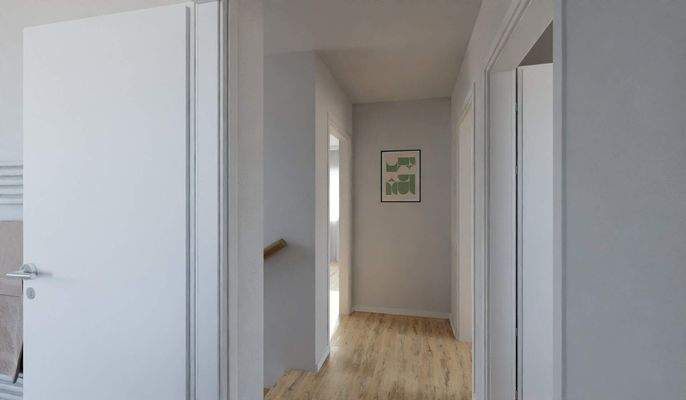 Flur im Obergeschoss