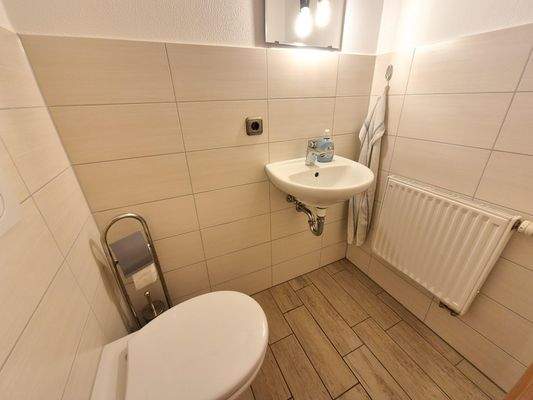 WC in der Einliegerwohnung