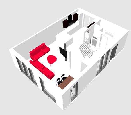 EG 3D - offenes Raumkonzept