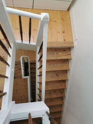 Blick ins Treppenhaus