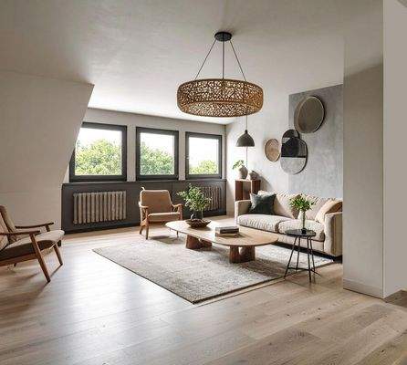 Wohnzimmer. (KI generiert)