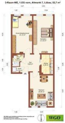 Grundriss Möblierungsvorschlag