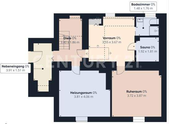 Grundriss Untergeschoss