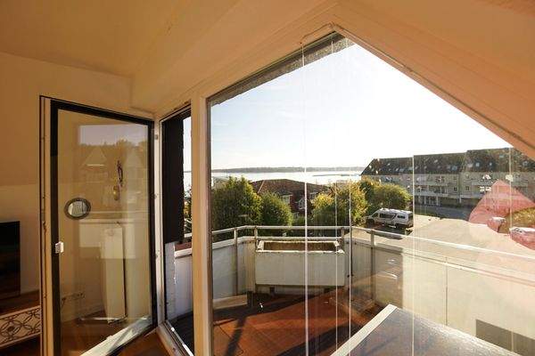 Blick vom Wohnbereich