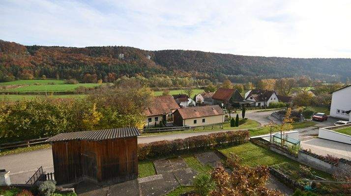 ...und dem Blick ins Grüne