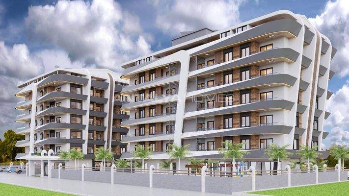 Properties in an Elegant Residential Complex in Gazipasa Antalya