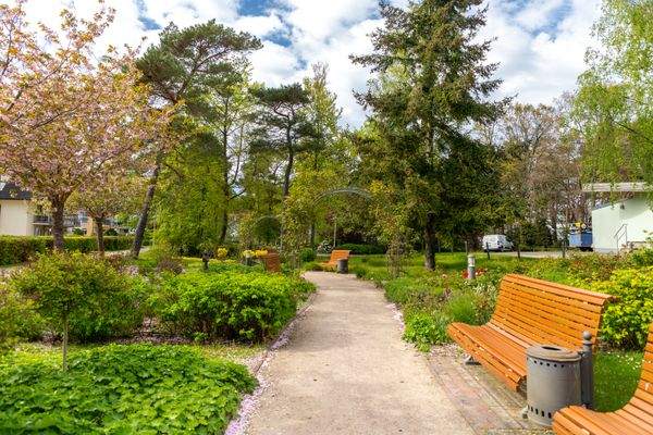 Der gepflegte Kurpark