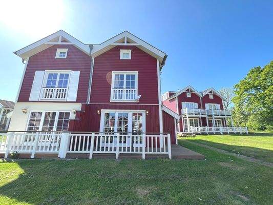 Blick auf die Haushälfe