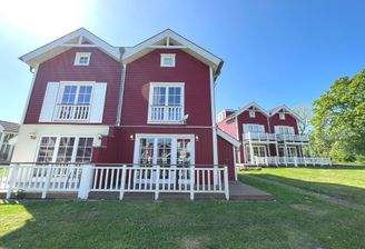 Blick auf die Haushälfe