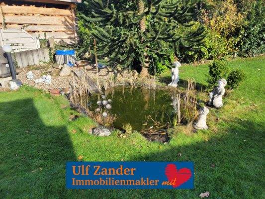 Garten mit Teich