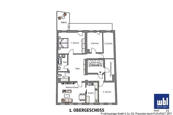 Grundriss 1 OG