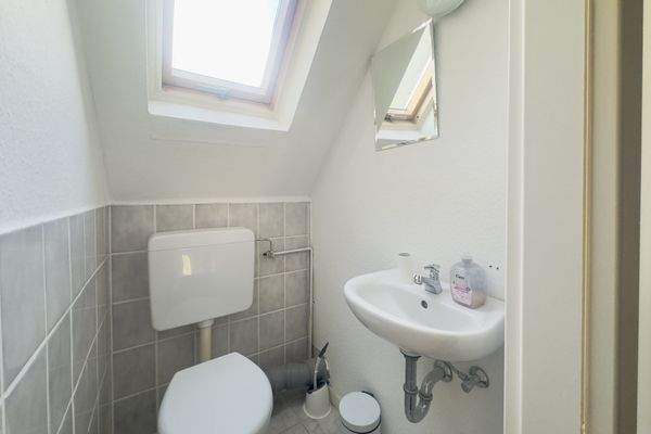 WC im Dachgeschoss