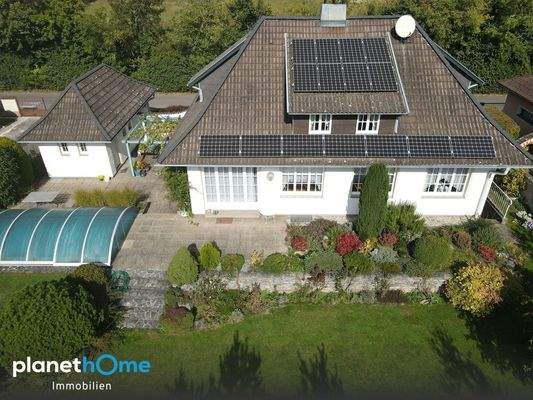 Haus Terrasse Pool Garten