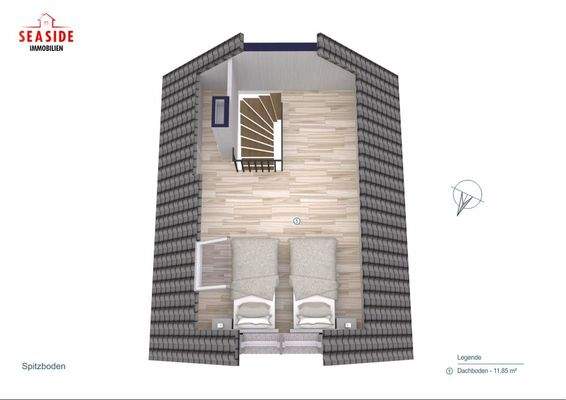 Grundriss zweite Ebene