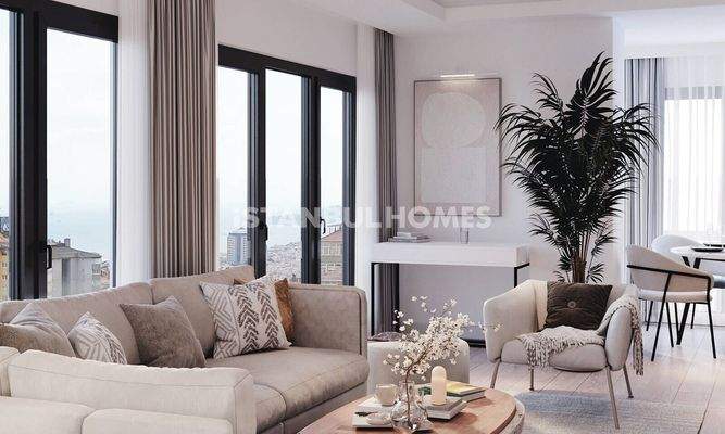 Spacious Design Apartments Near Amenities in Besiktas