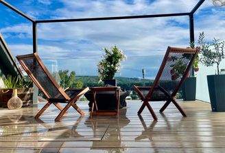 Terrasse mit Aussicht