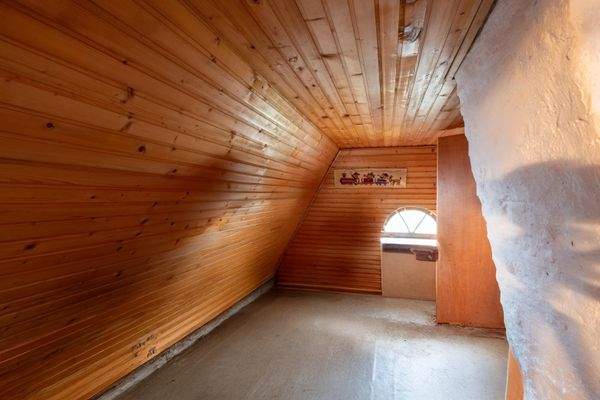 Spitzboden zum Garten raus