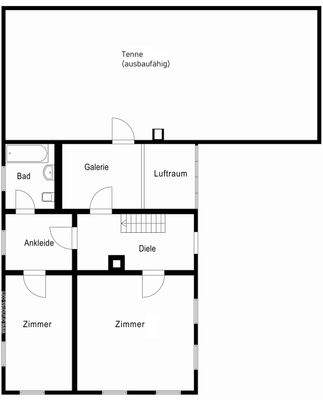 Grundriss Obergeschoss