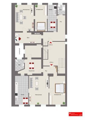 Grundriss 2. Obergeschoss