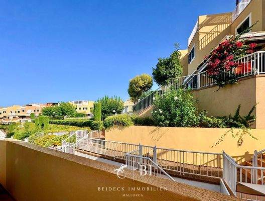 Anlage vom Balkon aus