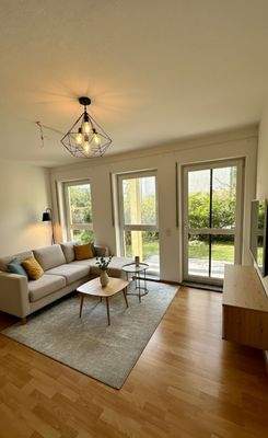 Wohnzimmer - digital gestaged