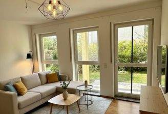 Wohnzimmer - digital gestaged