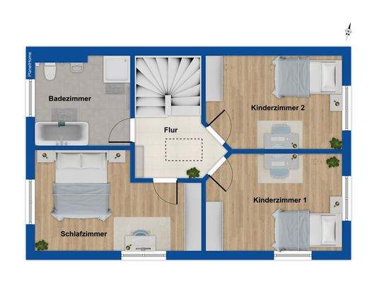 Grundriss Obergeschoss